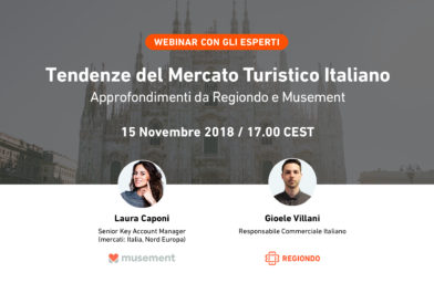 [Webinar Gratuito] Regiondo x Musement  Tendenze del Mercato Turistico Italiano