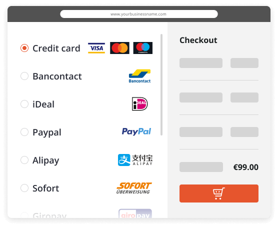 Multiple payment options